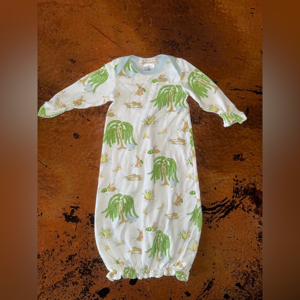 The Beaufort Bonnet Company Green and Cream Sleep Sack